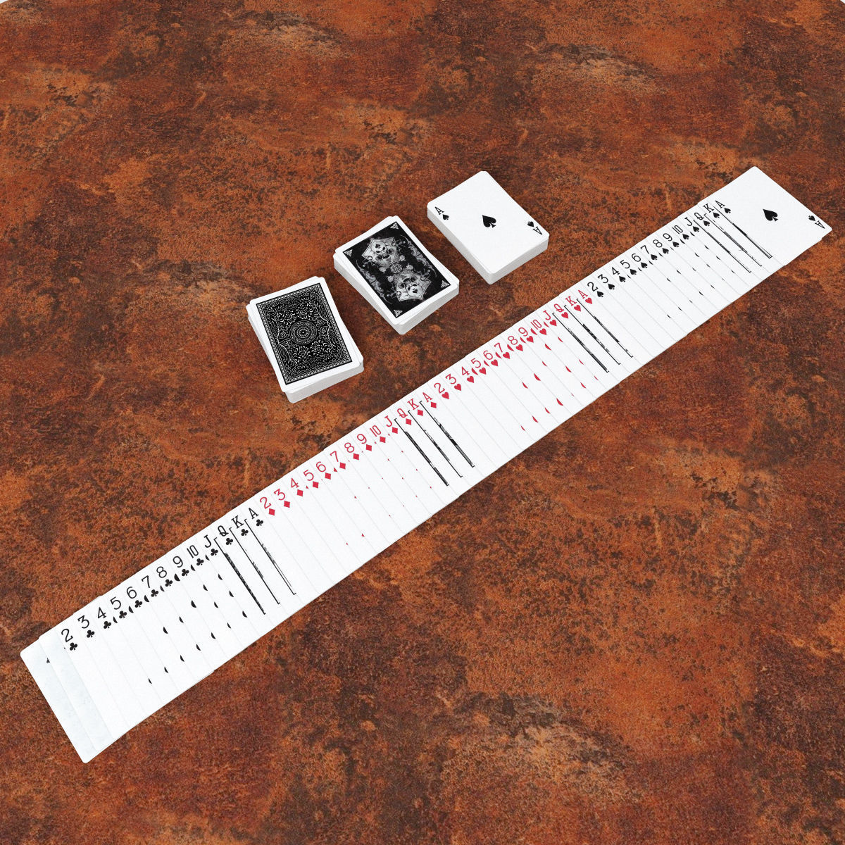 Playing Cards GRIMOIRE - Poker Card Set 5 - single textures Low-poly 3D model_9