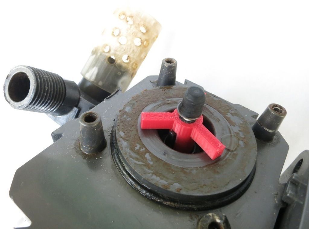 Fish pump replacement impeller Free 3D print model_1