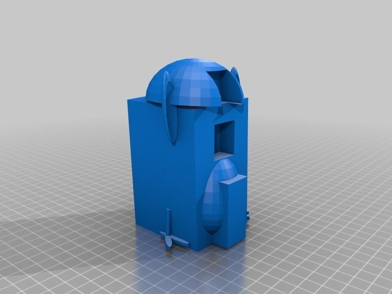 Model River Buildings Free 3D print model_10