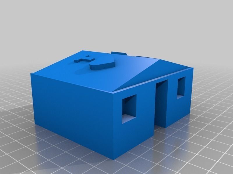 Model River Buildings Free 3D print model_3