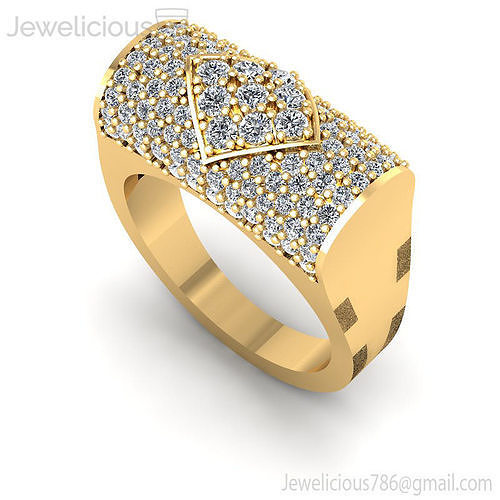 Jewelicious-806-Ring rose gold ring with diamonds