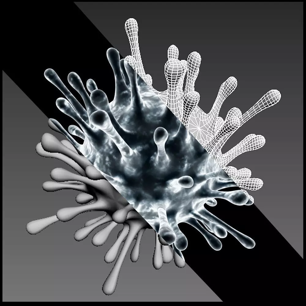 3D  DEADLY VIRUS 3D model_0