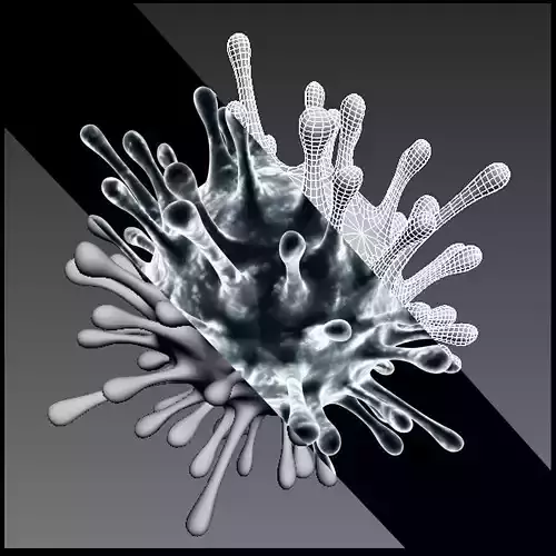 3D  DEADLY VIRUS 3D model