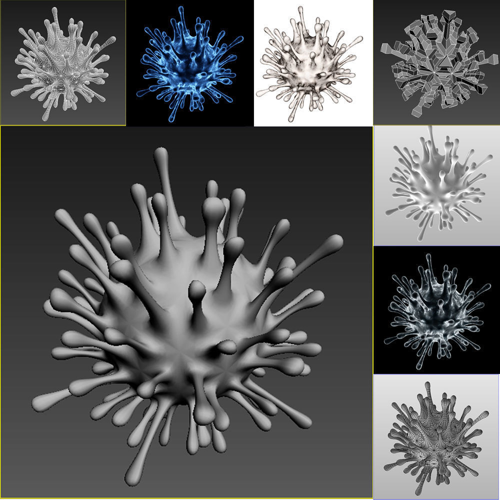 3D  DEADLY VIRUS 3D model_1