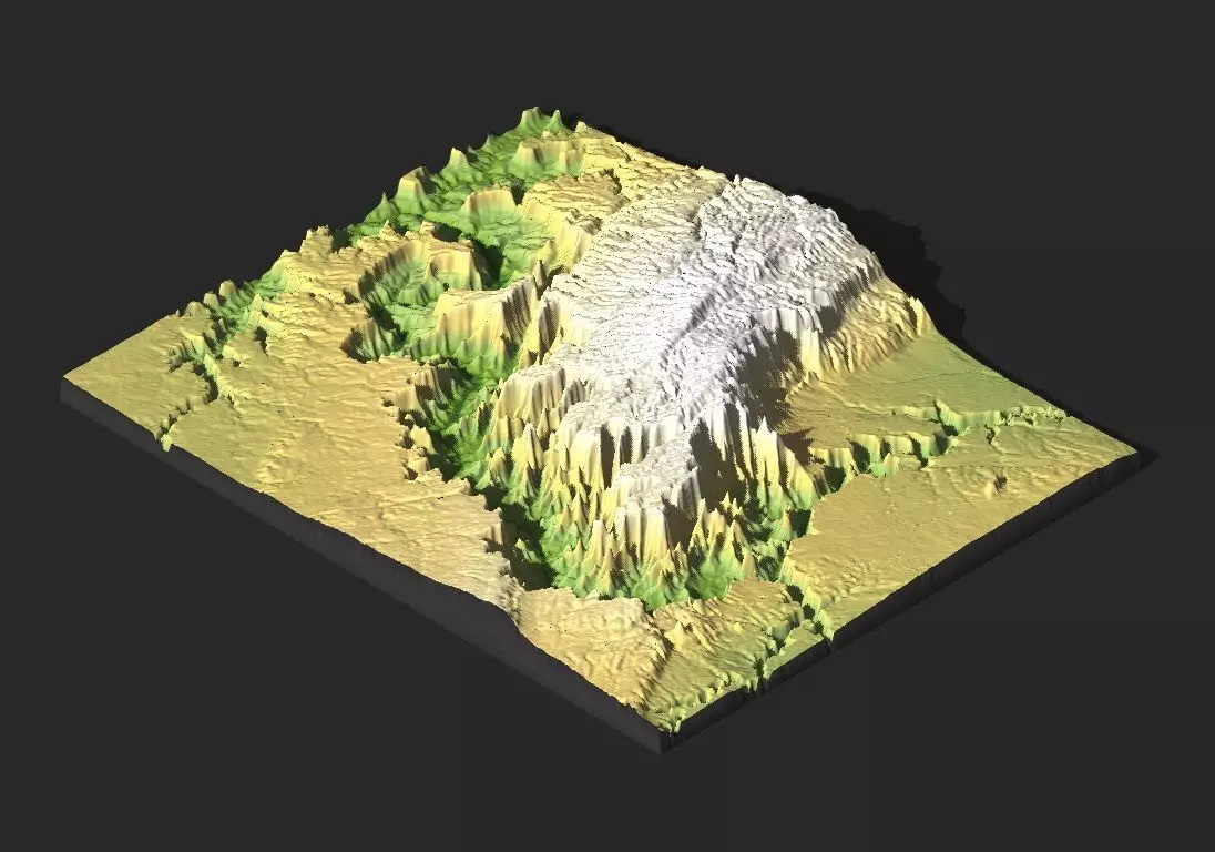 3D MODEL OF GRAND CANYON FOR CNC AND 3D PRINTING 3D model_0