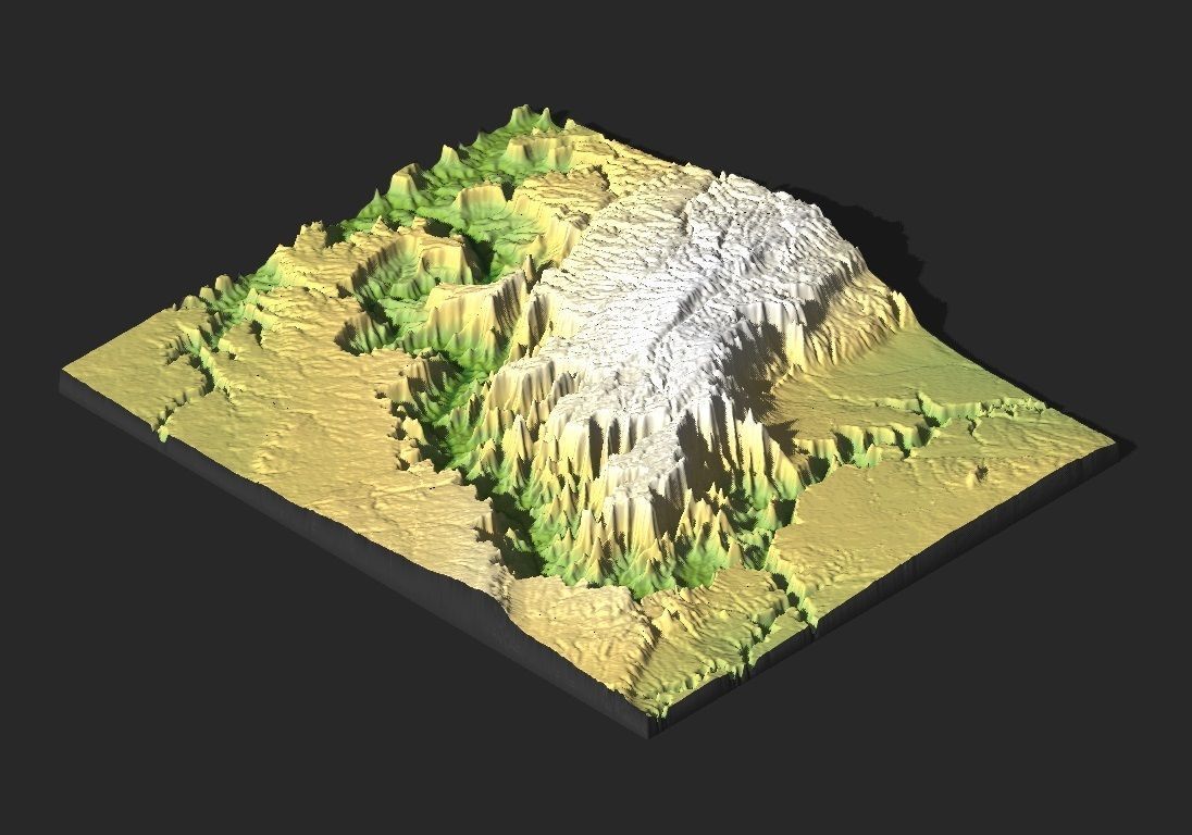 3D MODEL OF GRAND CANYON FOR CNC AND 3D PRINTING 3D model | CGTrader