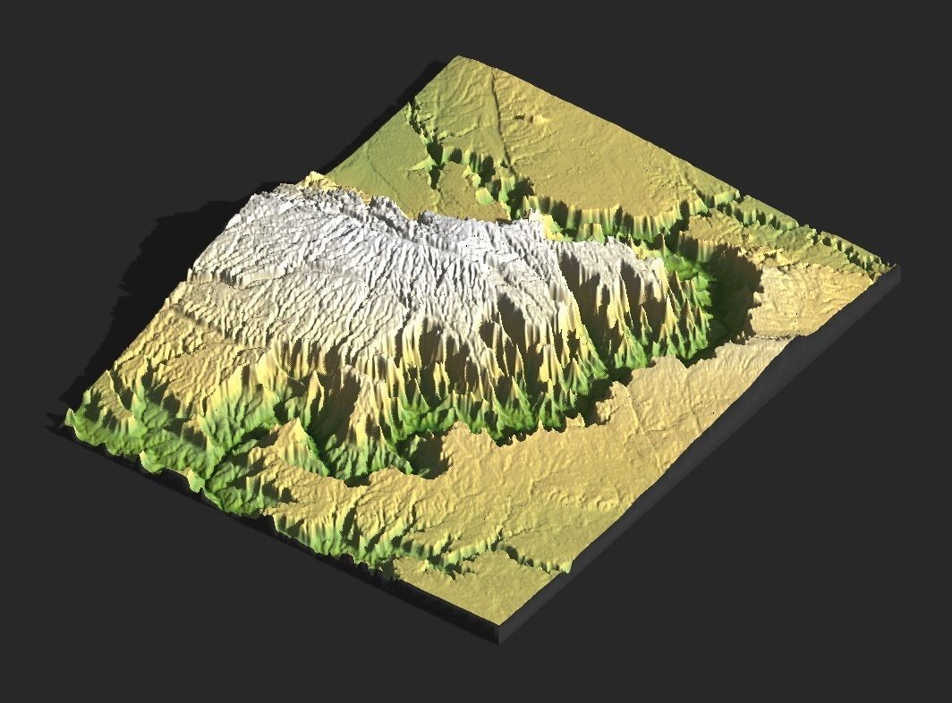 3D MODEL OF GRAND CANYON FOR CNC AND 3D PRINTING 3D model_1