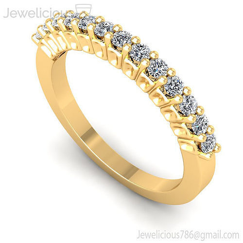 Jewelicious-690-Ring gold diamond eternity band