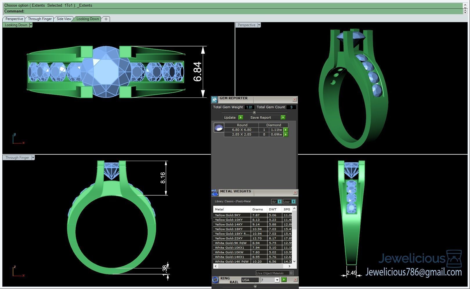 Jewelicious-680-Ring round diamond engagement ring gold 3D print model_1