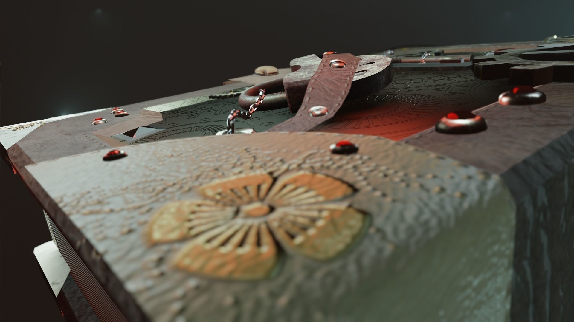 Book of scarlet secrets 3D model_1