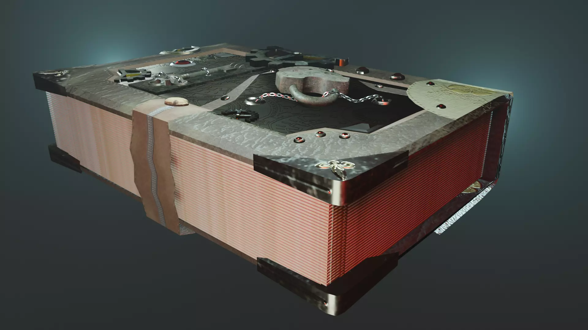 Book of scarlet secrets 3D model_0