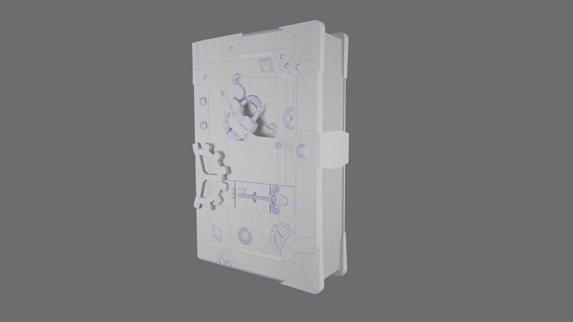 Book of scarlet secrets 3D model_6