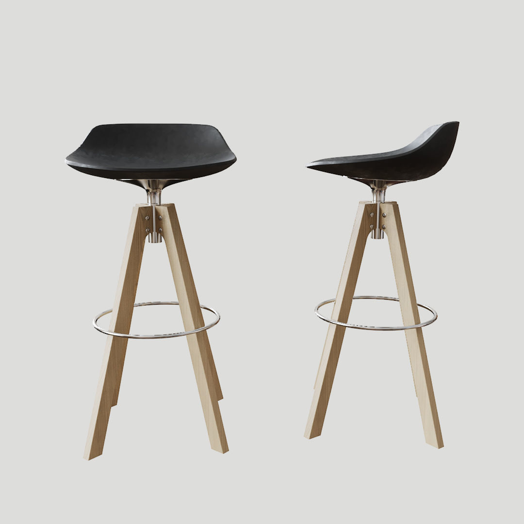 Decoration Set velvet cushion 3D model_5