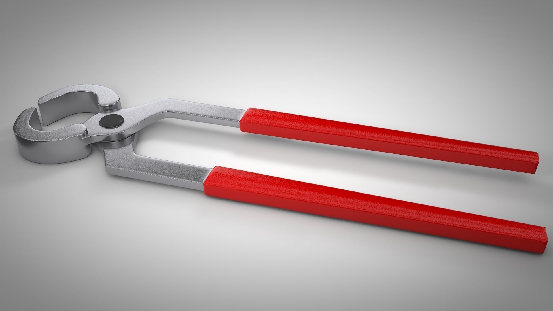 Pincers pliers Low-poly 3D model_5
