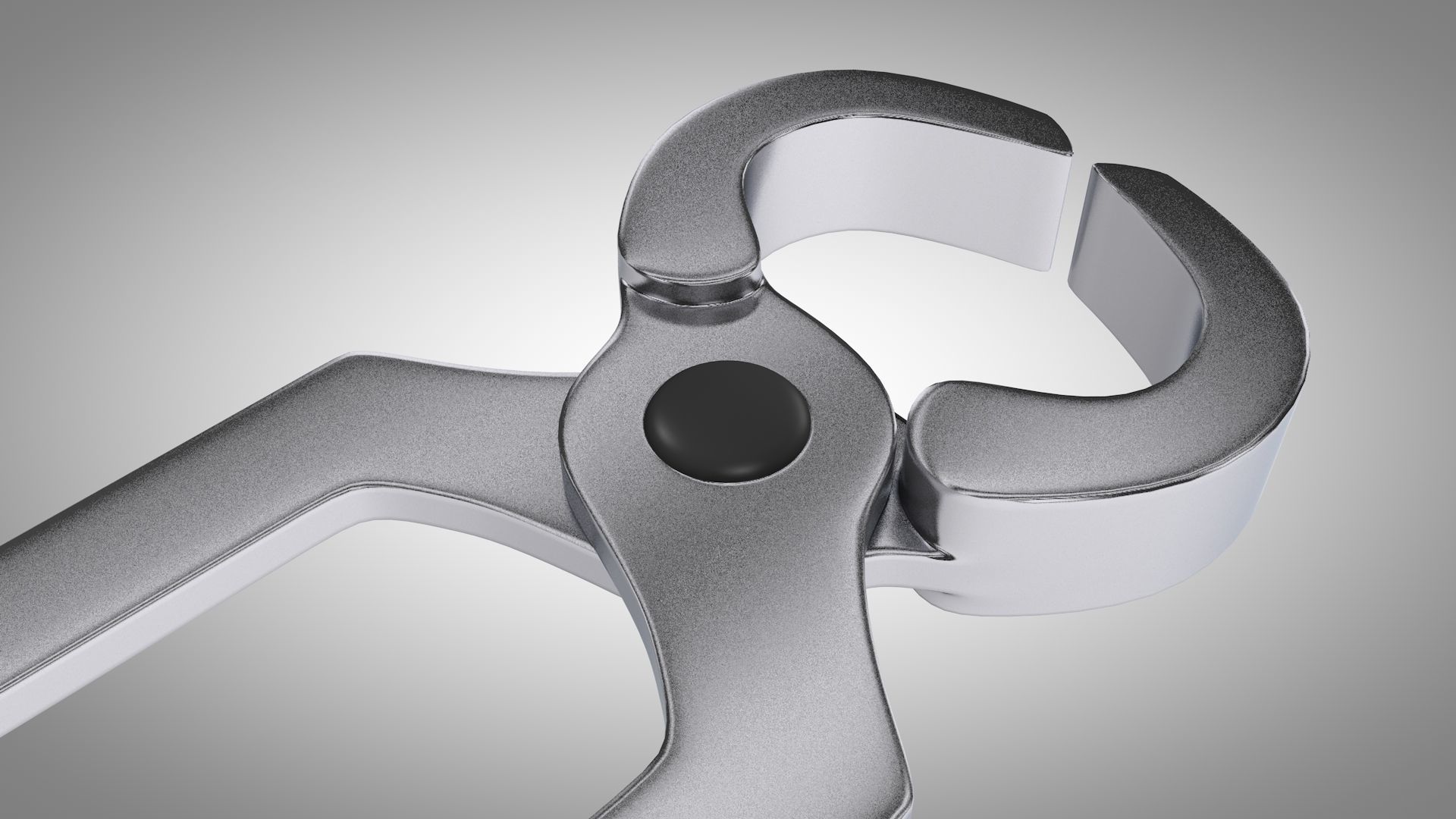 Pincers pliers Low-poly 3D model_3