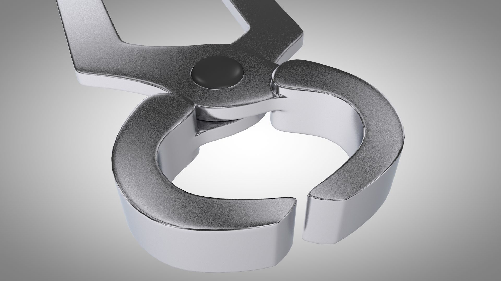 Pincers pliers Low-poly 3D model_4