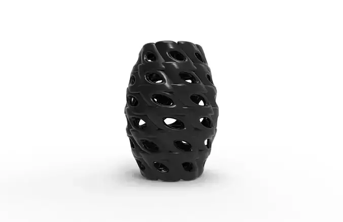 Artistic lampshade candle shade 3D print model