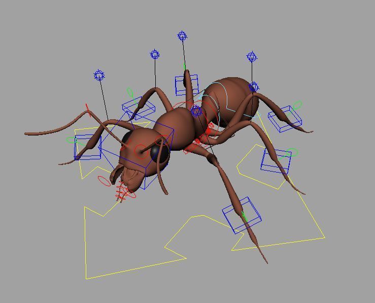 Ant Rig 3D model_1