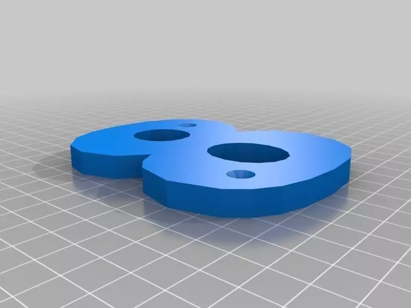 Nr8 with Screw Holes Free 3D print model_0