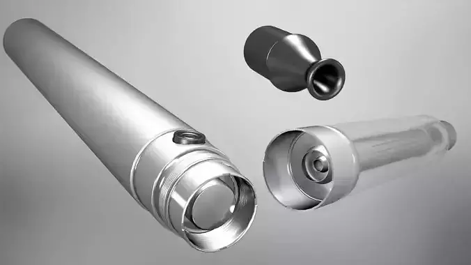 Electronic Cigarette Vapour 3D model