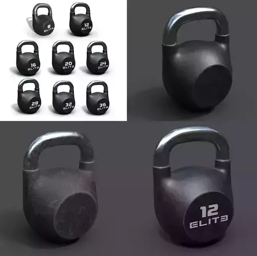 Low Poly Elite KettleBell