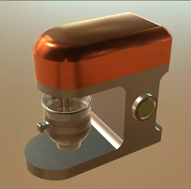 Coffee Machine Low-poly 3D model_0