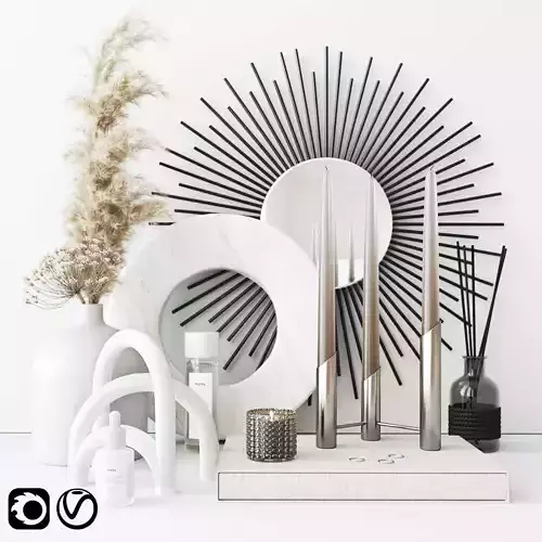 Light decorative set 3D model