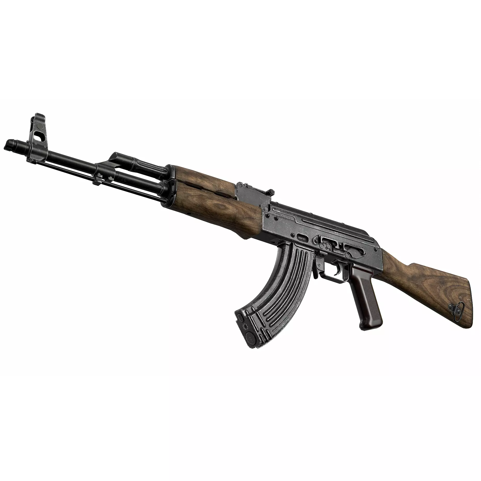 AK - AKM Low-poly 3D model_0