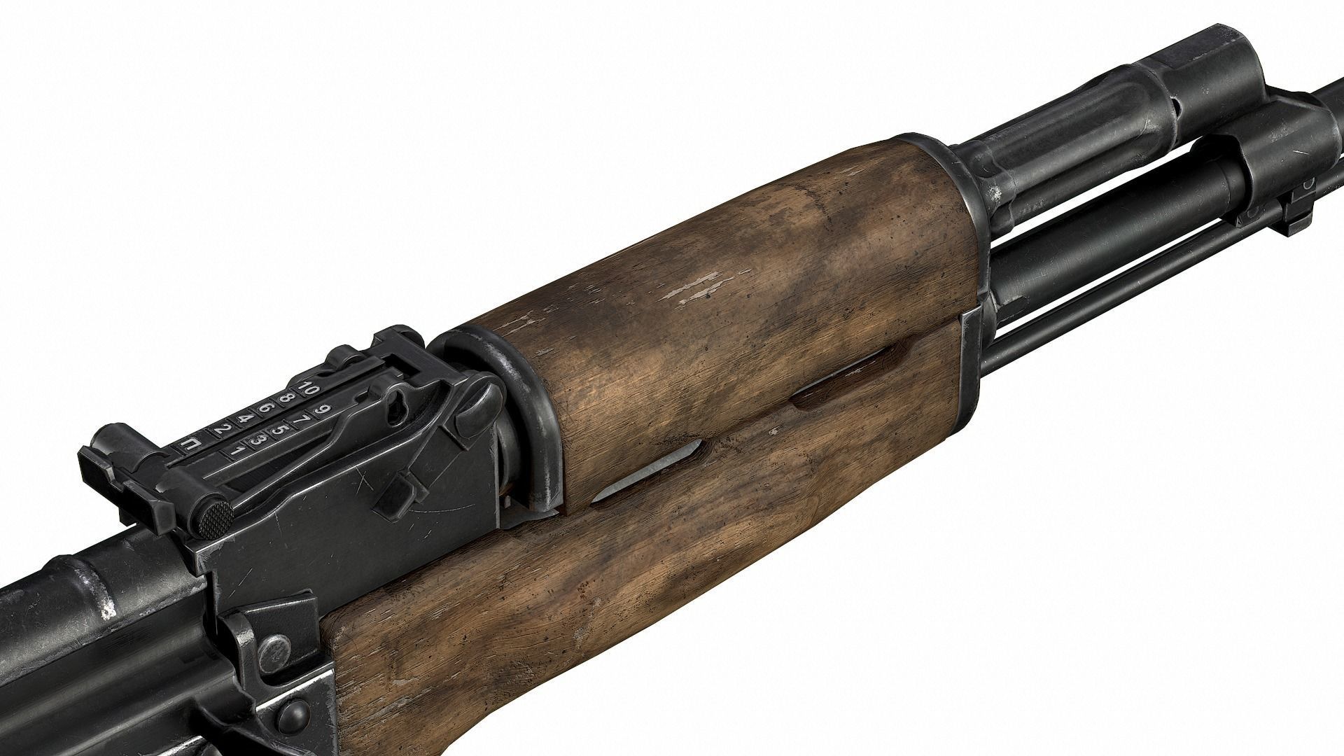 AK - AKM Low-poly 3D model_10