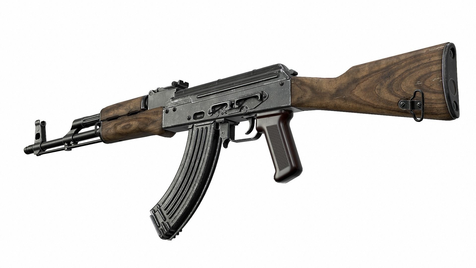 AK - AKM Low-poly 3D model_2