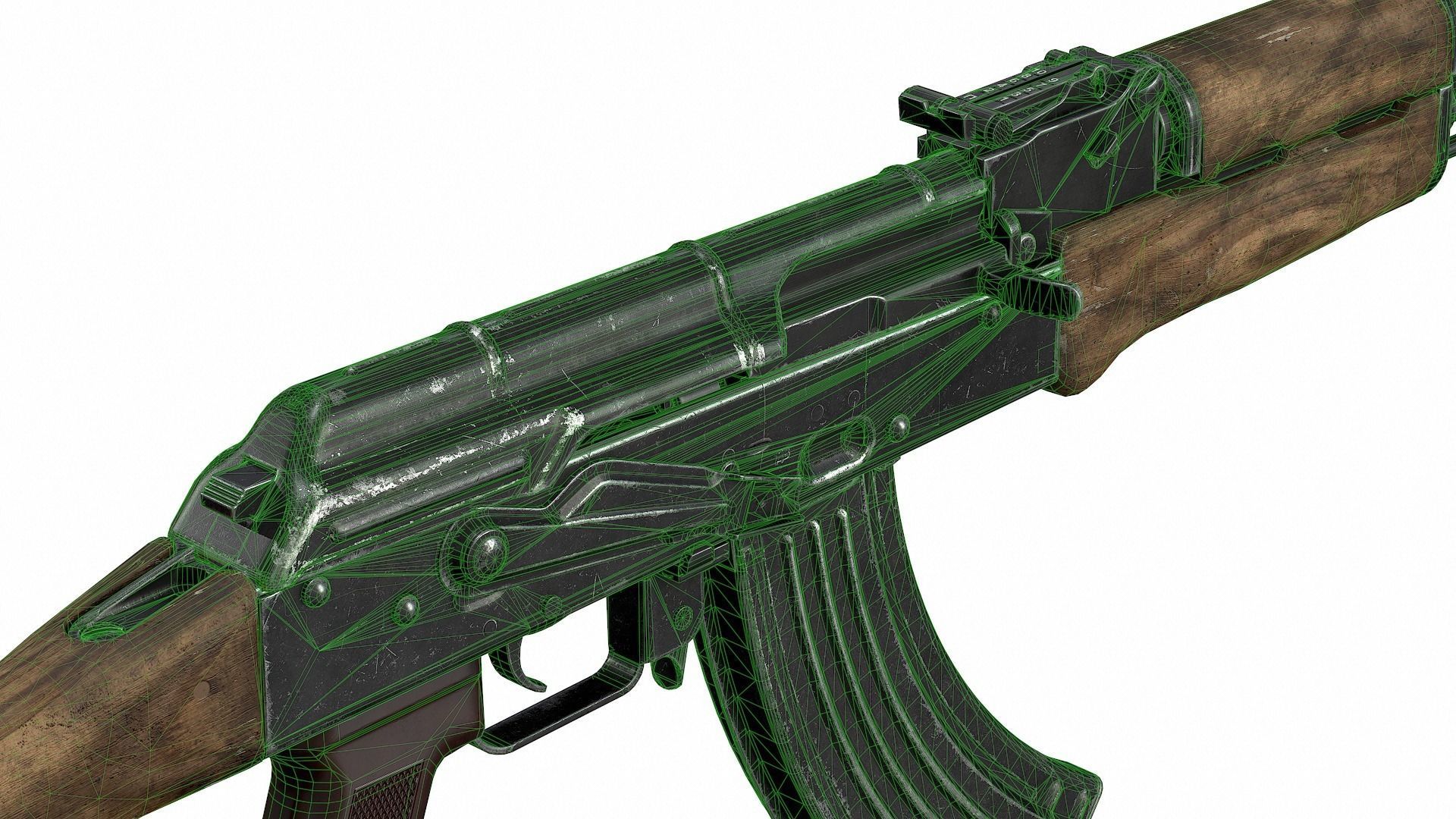 AK - AKM Low-poly 3D model_24