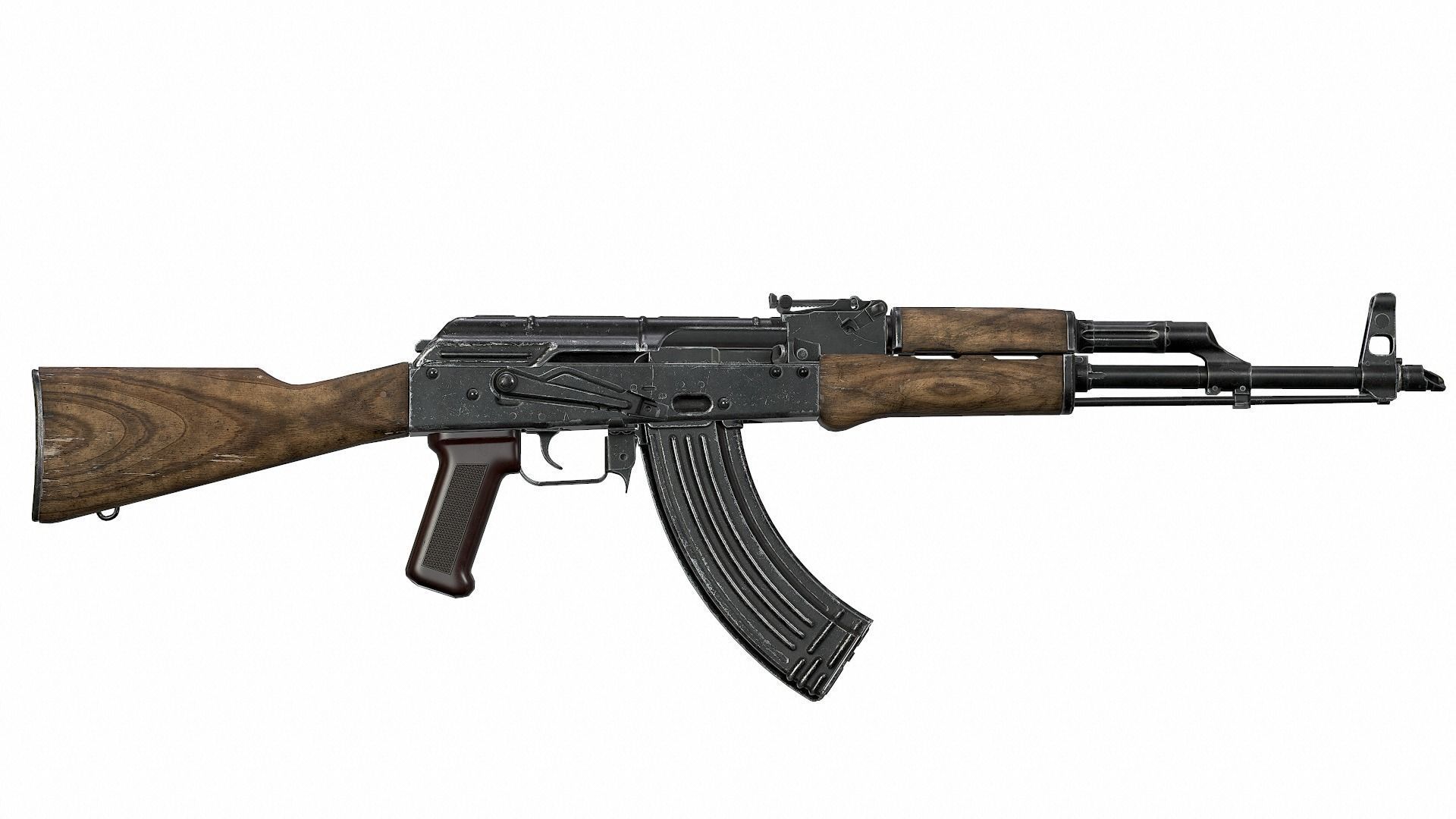 AK - AKM Low-poly 3D model_16