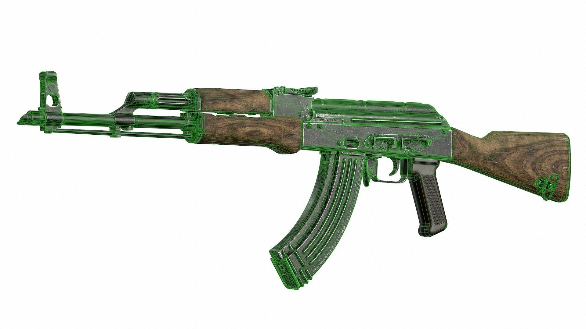 AK - AKM Low-poly 3D model_23