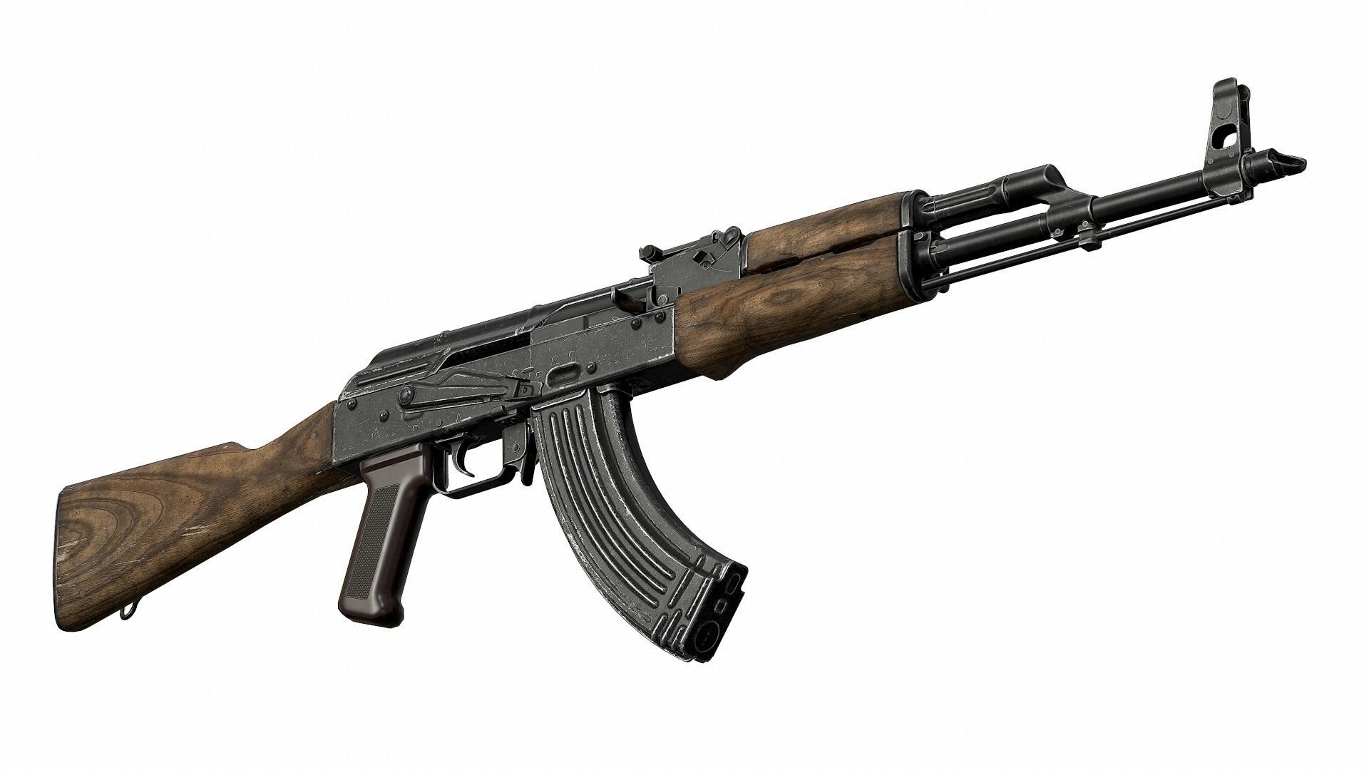 AK - AKM Low-poly 3D model_11