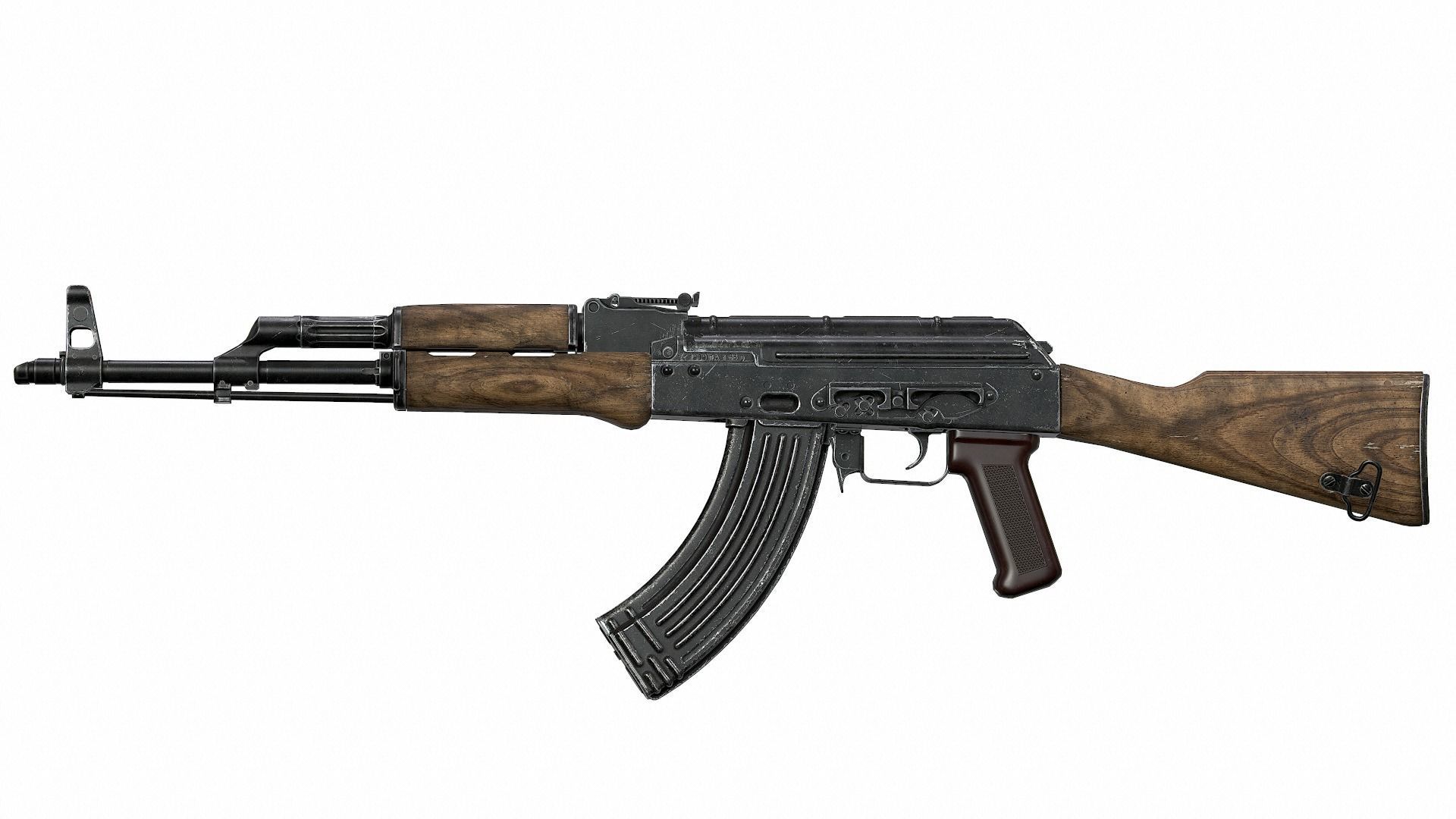 AK - AKM Low-poly 3D model_15