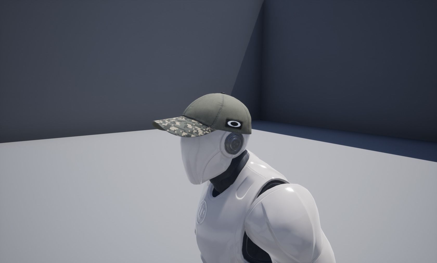 Baseball Cap 01 Low-poly 3D model_13