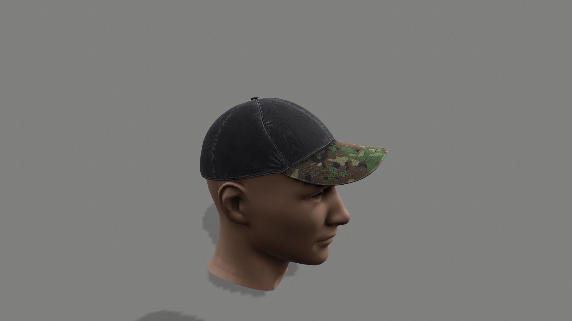 Baseball Cap 01 Low-poly 3D model_6