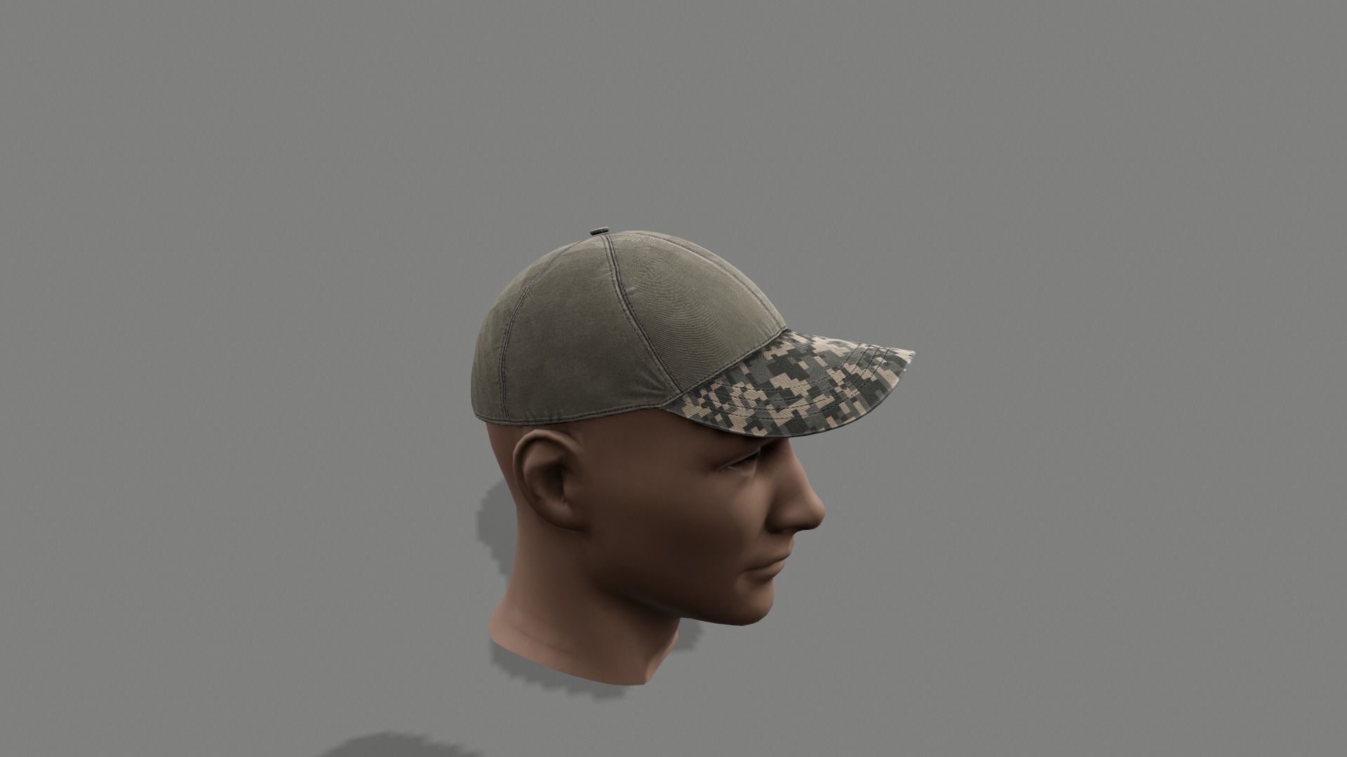 Baseball Cap 01 Low-poly 3D model_2