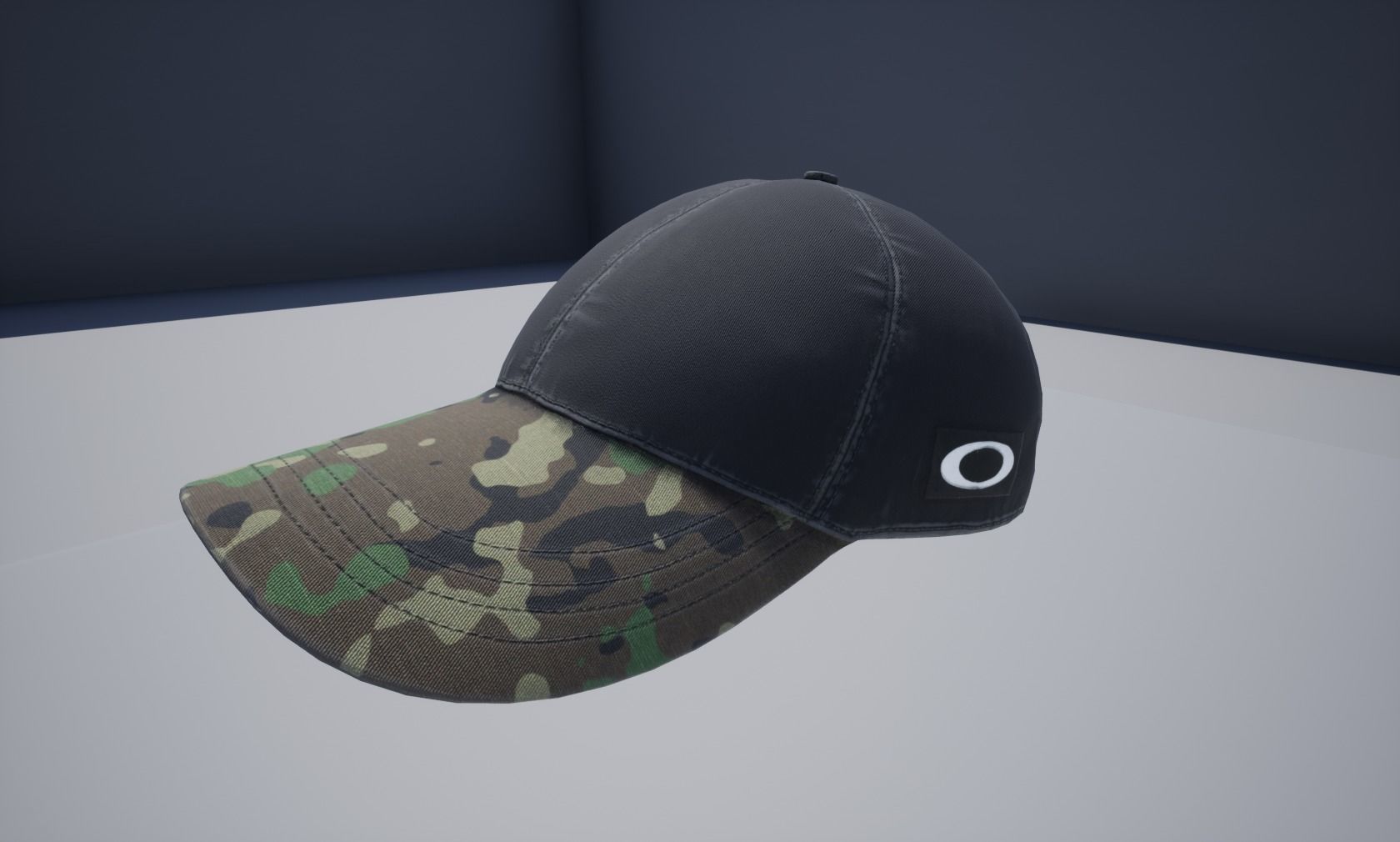 Baseball Cap 01 Low-poly 3D model_16