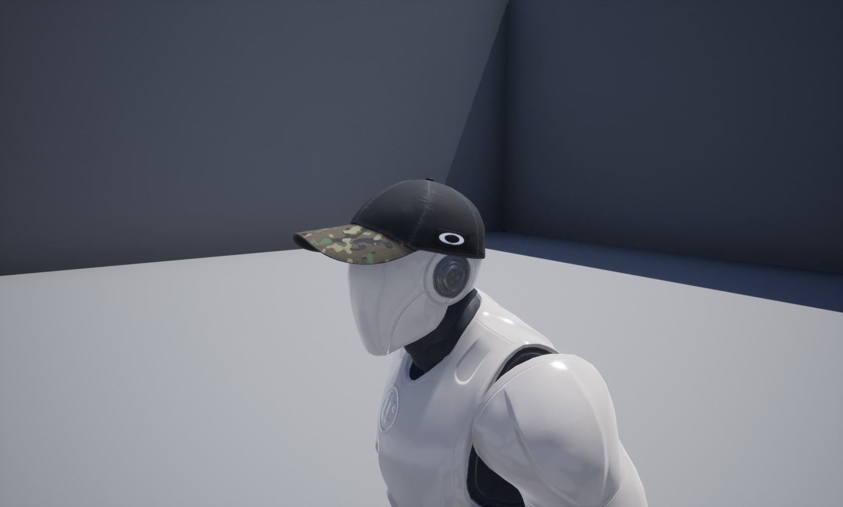 Baseball Cap 01 Low-poly 3D model_15