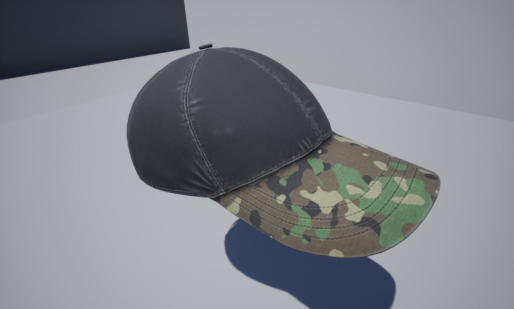 Baseball Cap 01 Low-poly 3D model_17