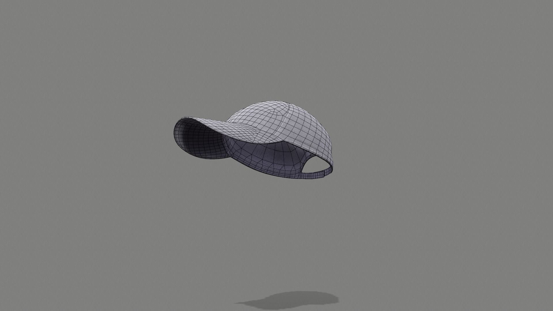 Baseball Cap 01 Low-poly 3D model_22