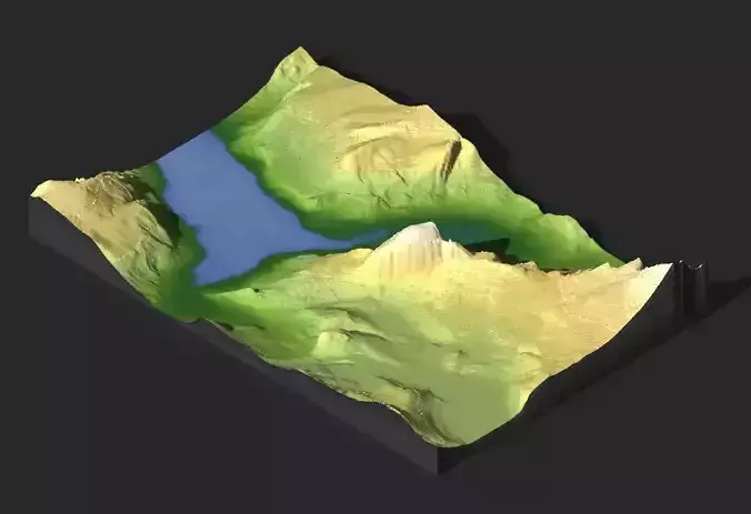 3D MODEL OF YOSHIMATE HALF DOME  FOR CNC AND 3D PRINTING