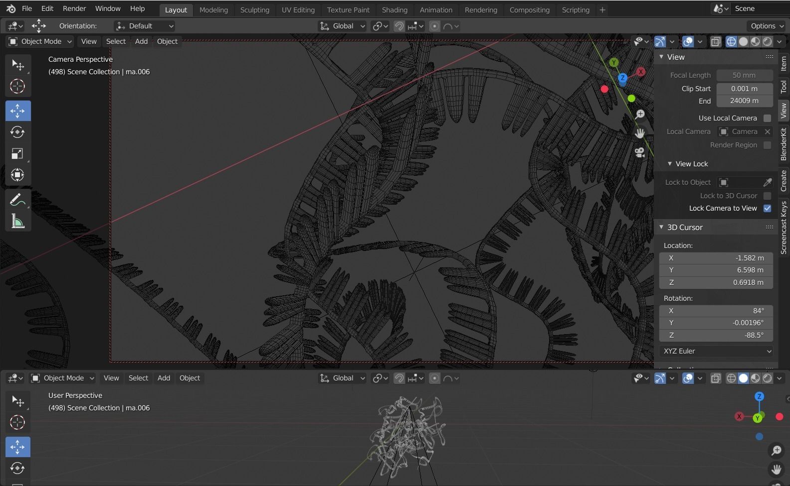 RNA collection - 4K - Ribonucleic acid Low-poly 3D model_10
