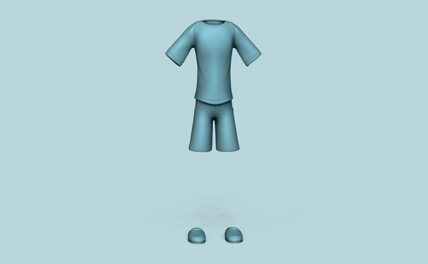 Kit - Boy Clothing - Male Character Low-poly 3D model_8