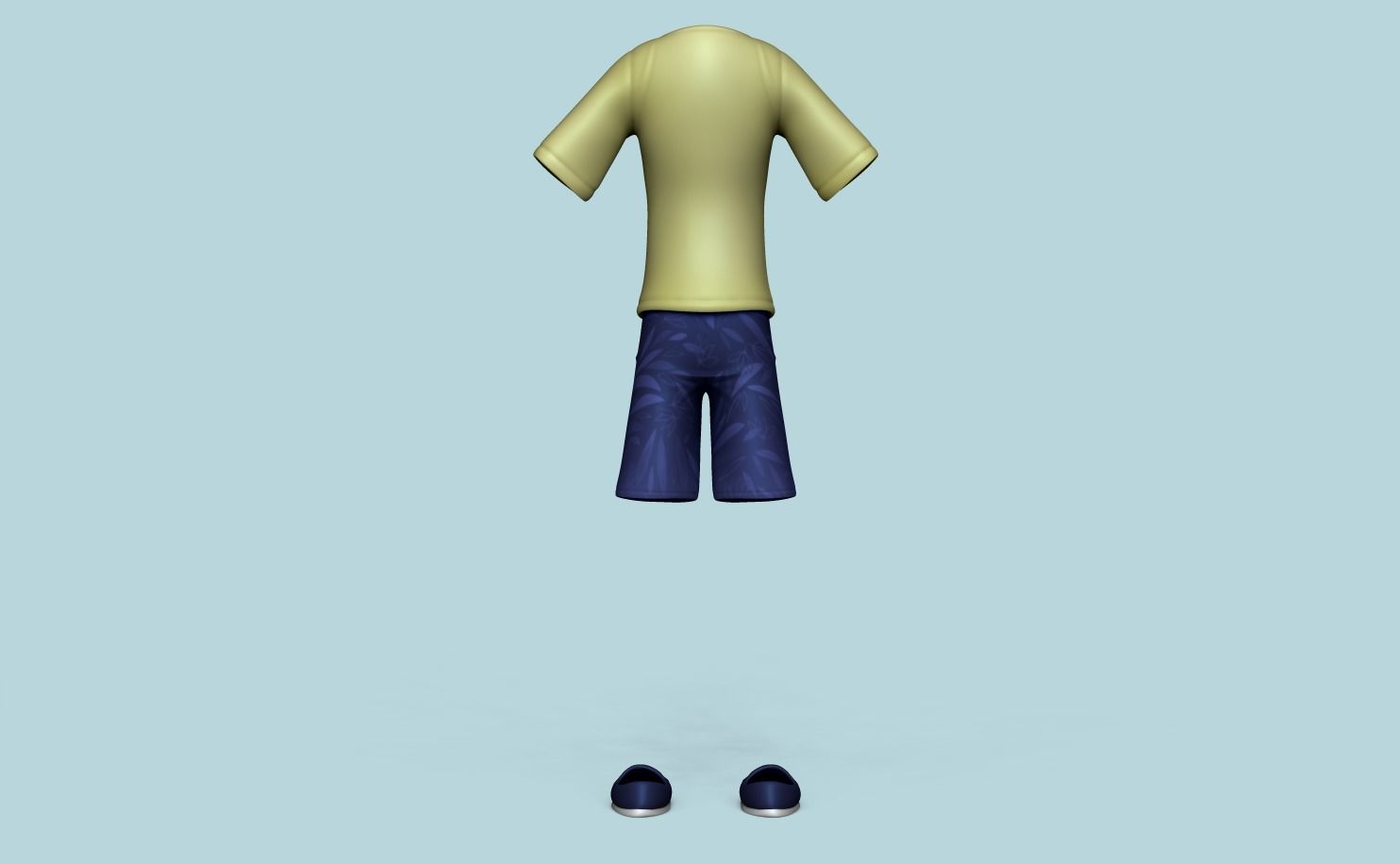 Kit - Boy Clothing - Male Character Low-poly 3D model_3