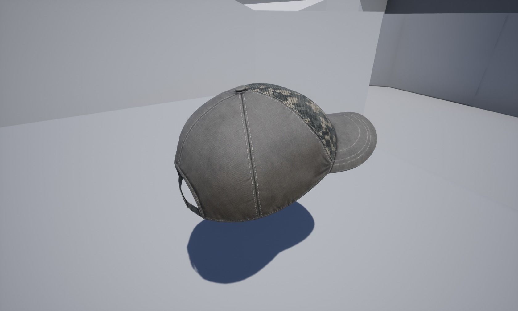 Baseball Cap 2 Low-poly 3D model_16