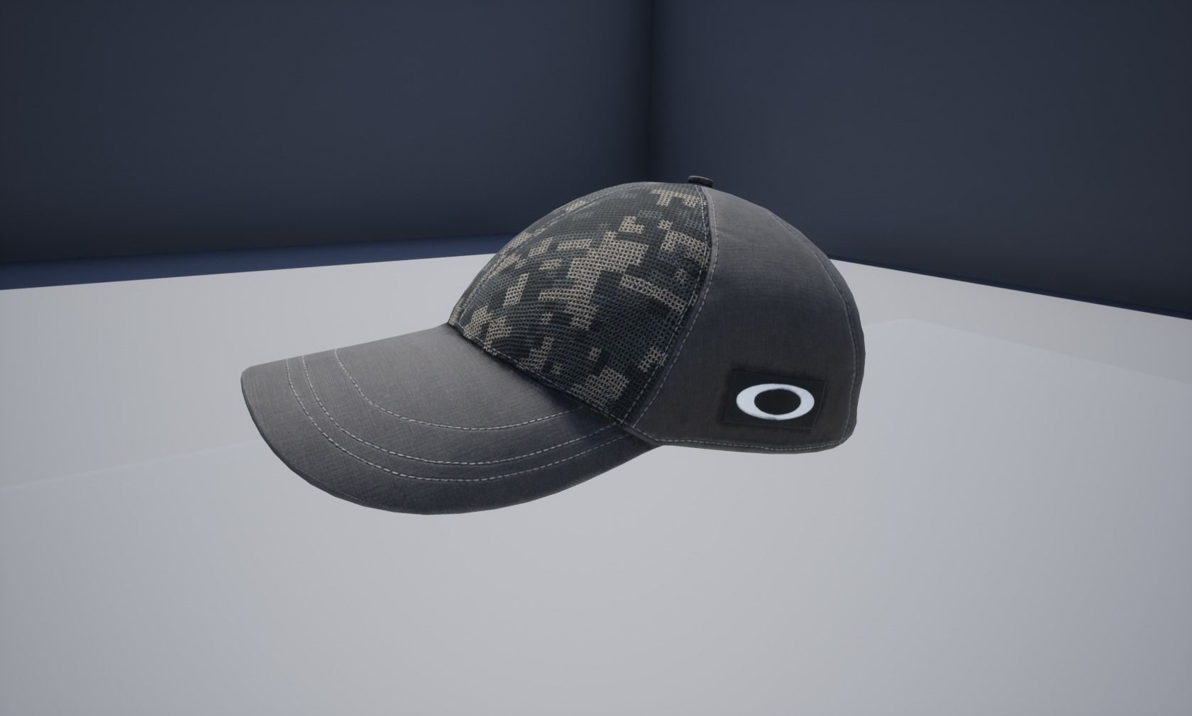 Baseball Cap 2 Low-poly 3D model_14