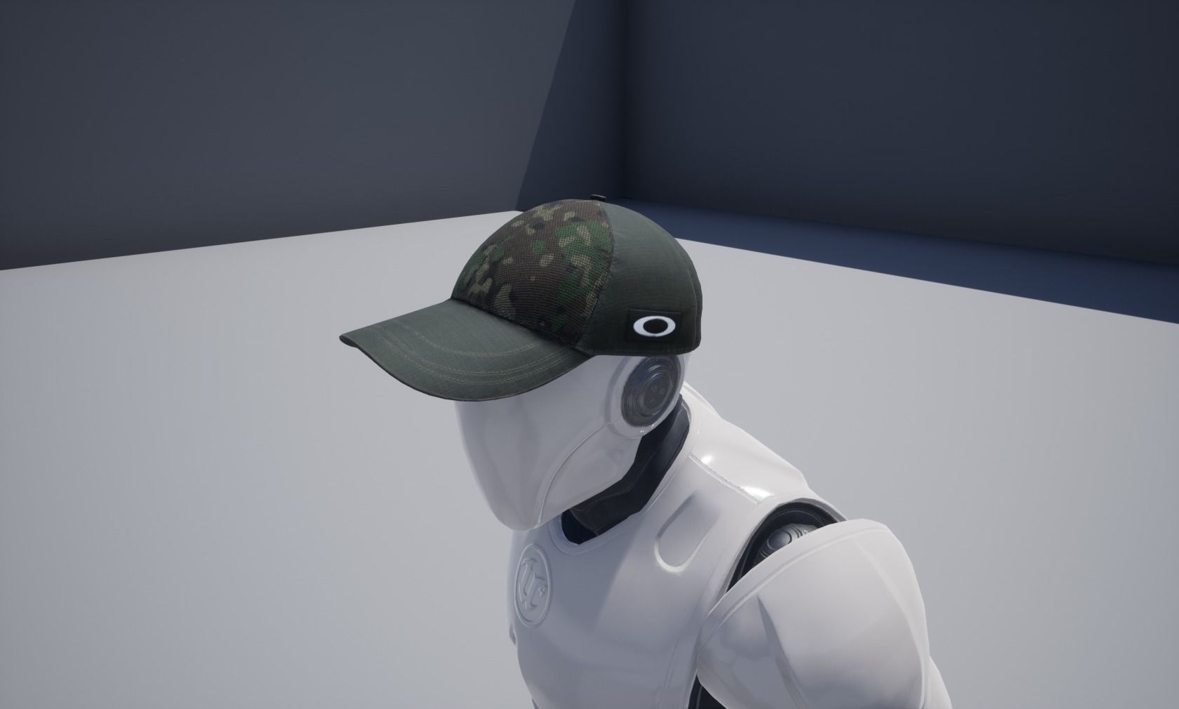 Baseball Cap 2 Low-poly 3D model_11