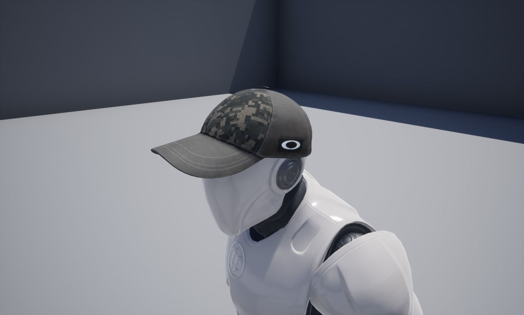 Baseball Cap 2 Low-poly 3D model_7